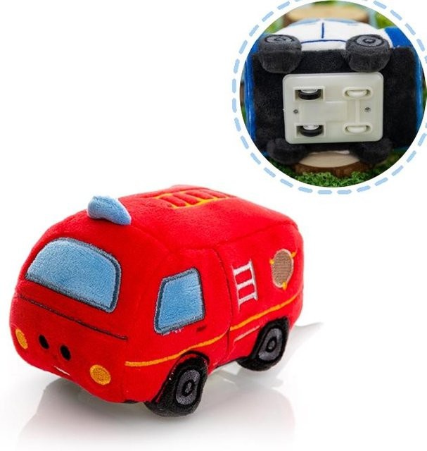 Feuerwehr-Pickup-Plüschtierauto, Krankenwagen, Plüsch / Textil, ab 14 Jahre - Bild 1
