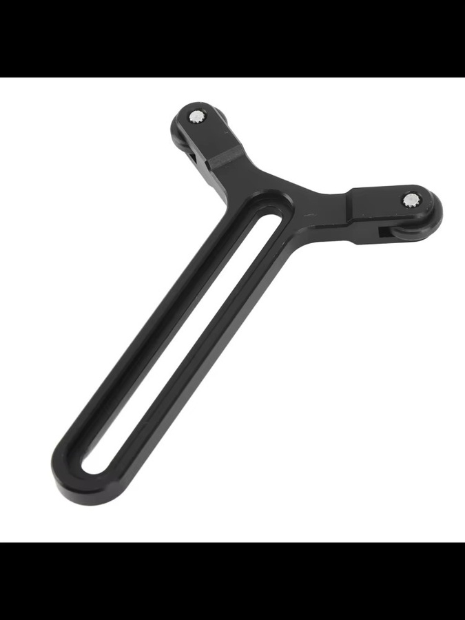 DJI Y-Halterung mit Doppelrädern als Objektiv-Stützsystem für DJI Ronin S SC in Schwarz - Bild 3
