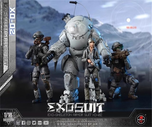 Soldier Story SSE002 EXO-Skeleton Armor Suit XO-02, Actionfigur, Modell Spielzeug - Bild 1