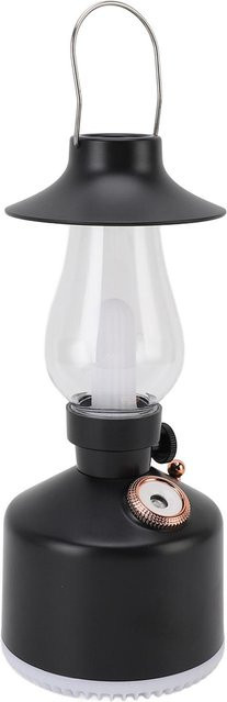 DIYelecs Vintage Luftbefeuchter in Kerosinenlampen-Form mit Nachtlicht, Grün Schwarz, 280 ml - Bild 1