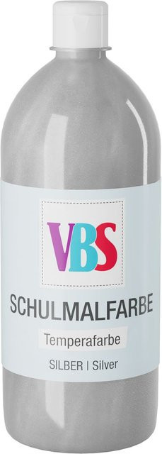 VBS Schulmalfarbe Silber 1000 ml - Bild 1