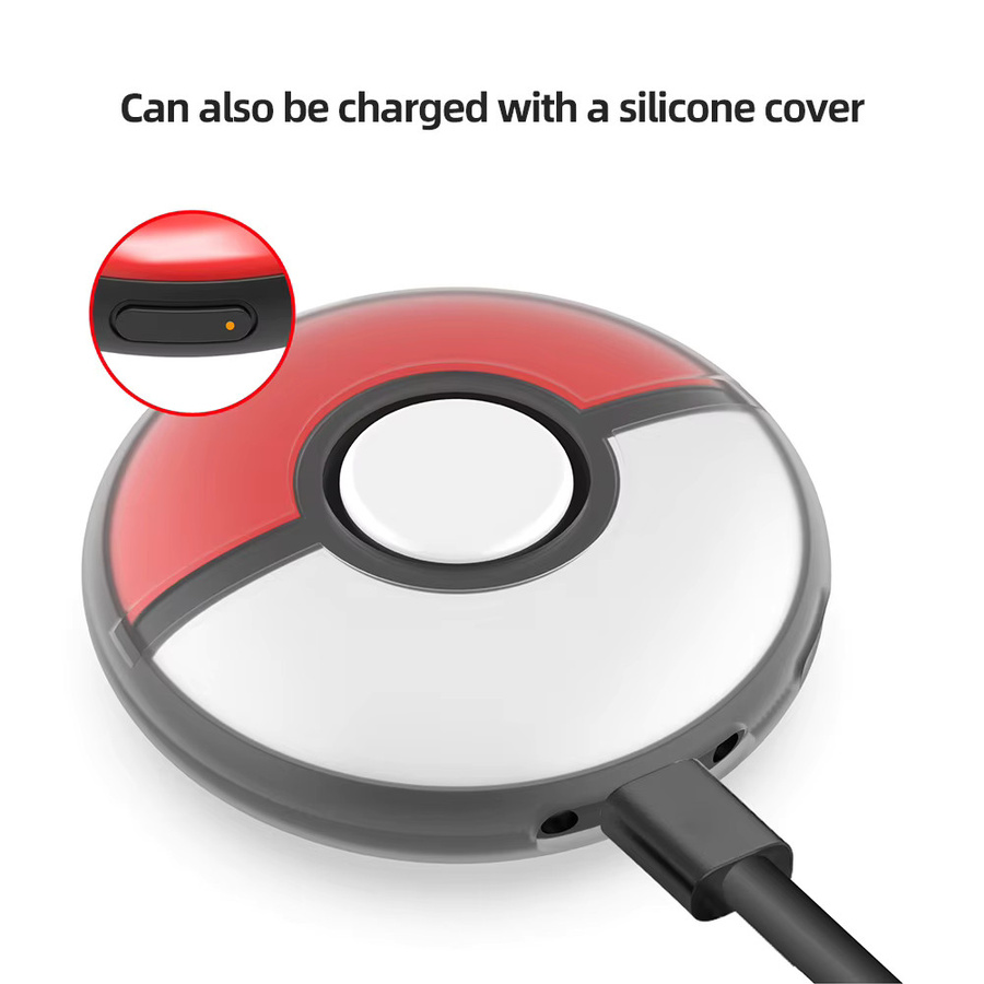 ALLOYSEED Schutzhülle für Pokemon Go Plus aus transparentem Silikon und PC Hardcover - Bild 4