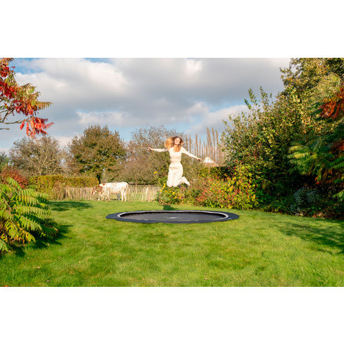 EXIT Toys InTerra ebenerdiges Sport-Trampolin Schwarz Durchmesser: 305 cm - Bild 3