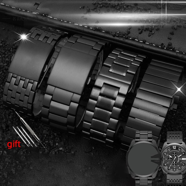 Diesel Uhrenarmband Edelstahl, Silber, Herren - Bild 1
