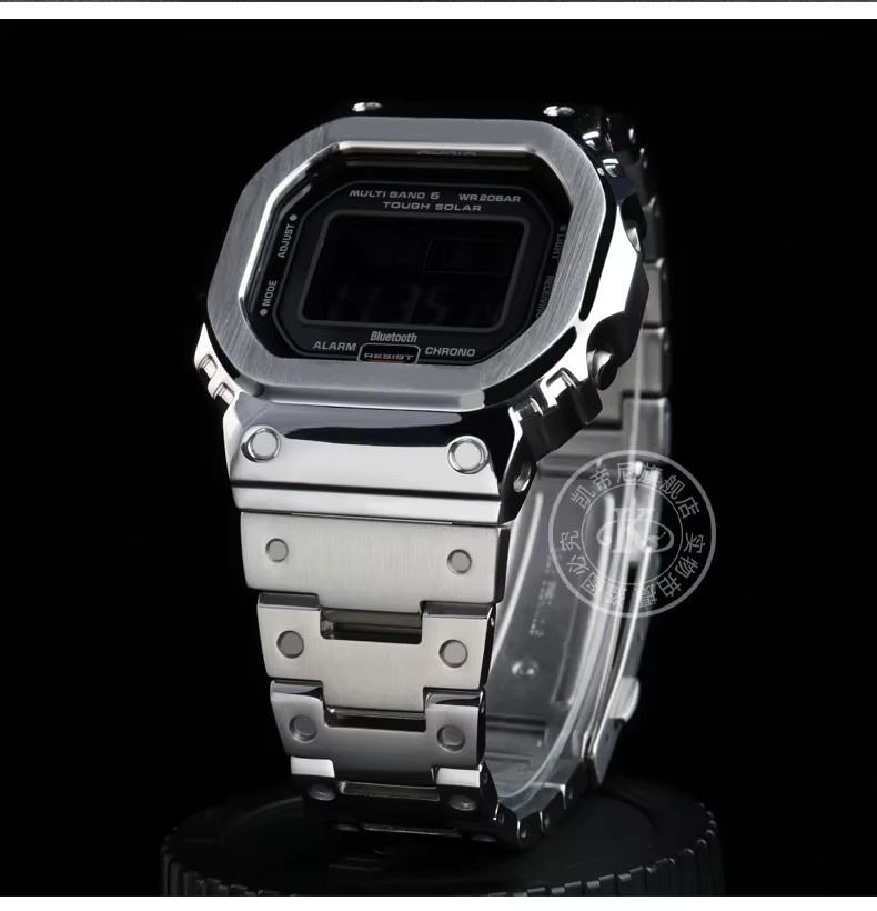 Casio Modifikationskit, Edelstahl, Silber, Unisex - Bild 4
