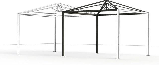 Siena Garden Pergola-Erweiterung Comuna Schattenmanufaktur in Anthrazit - Bild 1