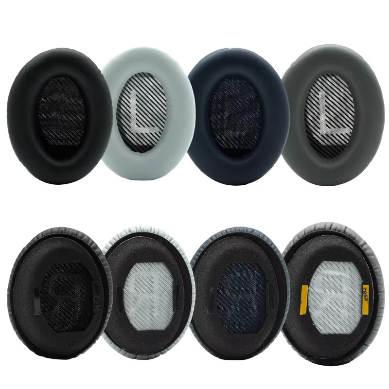 Ersatz-Ohrpolster für Bose QuietComfort QC-35, QC-35-II, QC-25, QC-15, QC-2 Ae2/Ae2i/Ae2W in Schwarz mit erhöhter Dicke - Bild 3