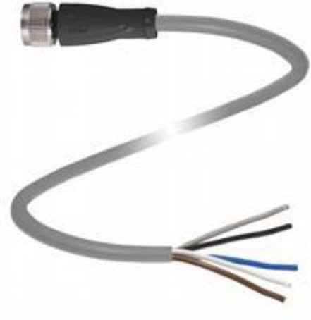 Pepperl+Fuchs 109478 Kabeldose M12 Buchse gerade, 5 Pol, grau, 5,00 m Länge - Bild 1