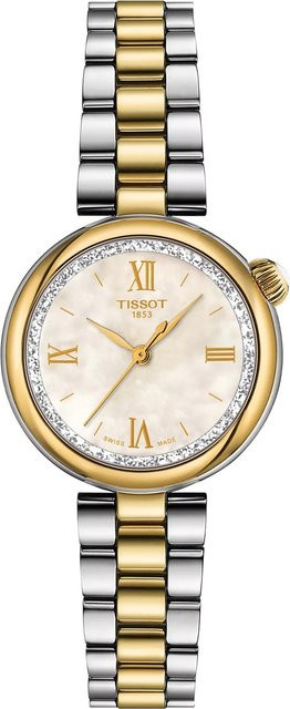 Tissot Damenuhr Desir, Quarz, Edelstahl, 28 mm, Weiß, 5 ATM - Bild 1