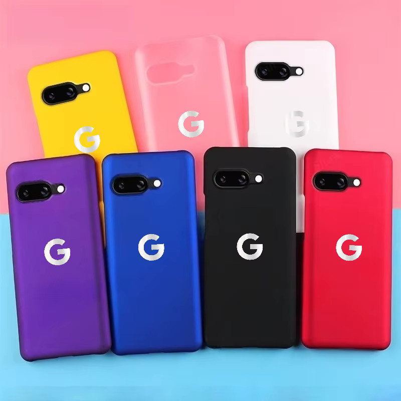 Ultradünne Rahmenlose Schutzhülle für Google Pixel 9 8 7 6 Pro XL in Orange, Matte Hartplastik-Hülle mit hautfreundlicher Rückseite und Sturzschutz - Bild 1