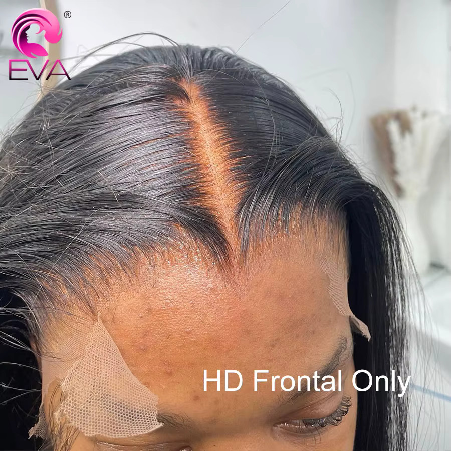 Eva Hair Echthaar Perücke, HD-Spitzenfront, vorgezupft, natürlicher Haaransatz - Bild 2