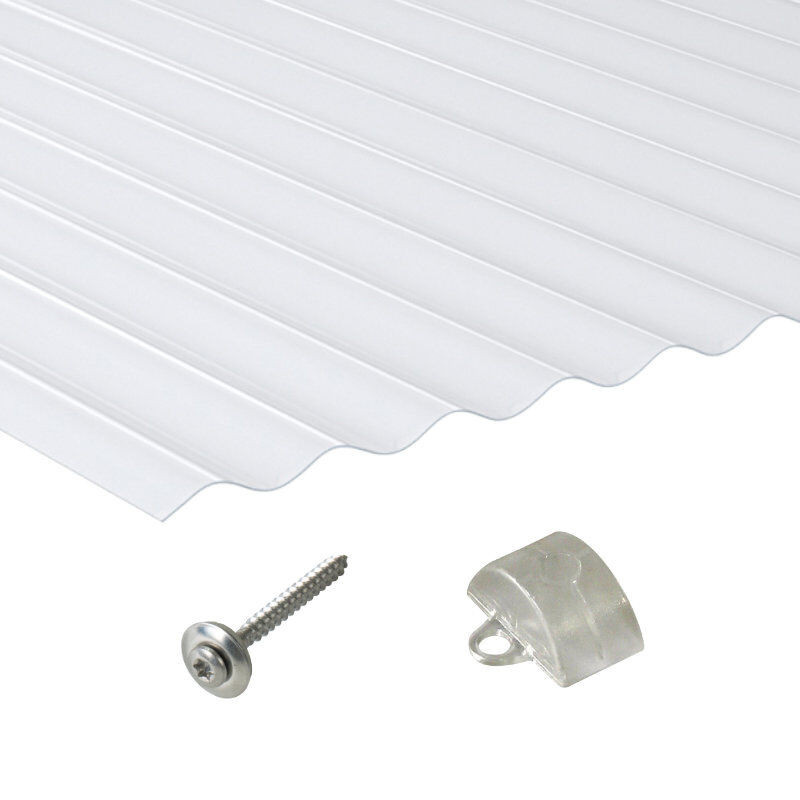 Terrassendach-Set BioLine von Friedrich von Lien AG aus PVC in klarbläulich transparent - Bild 1