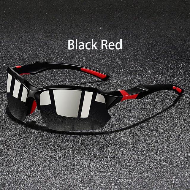 Yiran toy Sportsonnenbrille Halbrand, rectangular, grey, Unisex - Bild 1