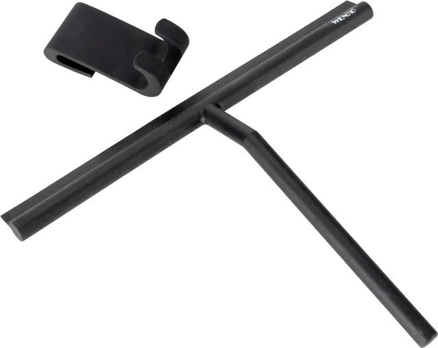 Wenko Badezimmerwischer Mola XXL aus Silikon in Schwarz mit 30 cm Wischfläche - Bild 1