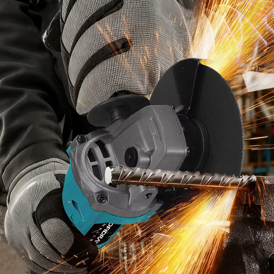 YOFIDRA Bürstenloser Winkelschleifer 125 mm mit 3 Gängen, kabellose Schleifmaschine für Makita LXT Akkus zur Holzbearbeitung und zum Schneiden - Bild 5