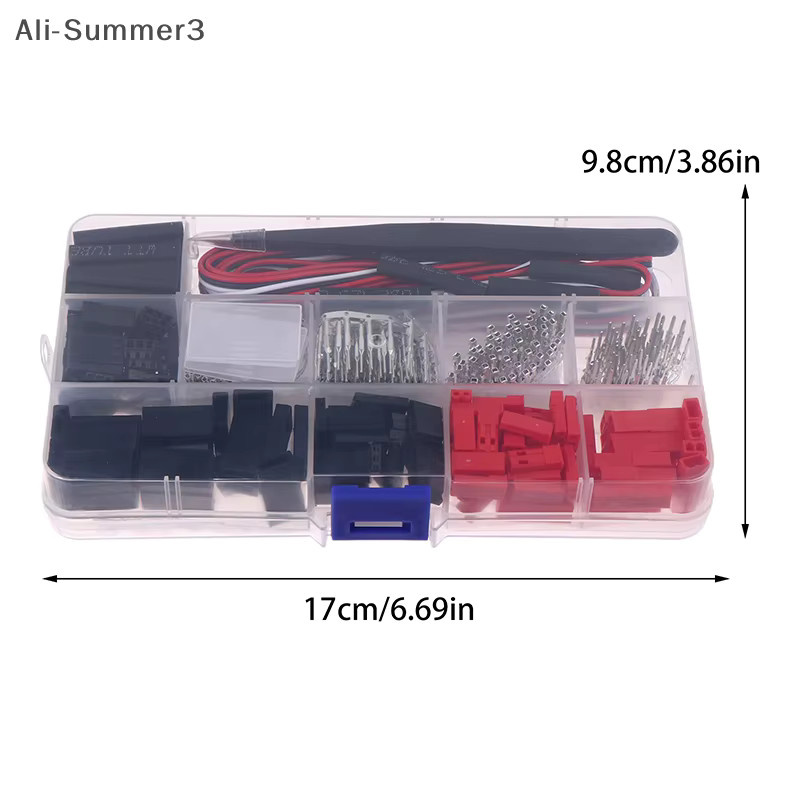 400 Stück Stecker Set mit 2/3 Pin Männlich und Weiblich für JR JST SYP Futaba Jumper Kabel Extensions für RC Roboter und Flugzeuge in Multicolor - Bild 2
