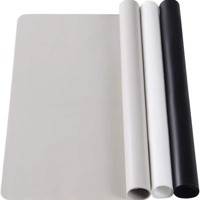 yzyart Silikonplatten zum Basteln und für Harz-Gussformen, Silikon-Tischset, Schwarz, Grau und Beige, B: 40 cm, T: 30 cm - Bild 1
