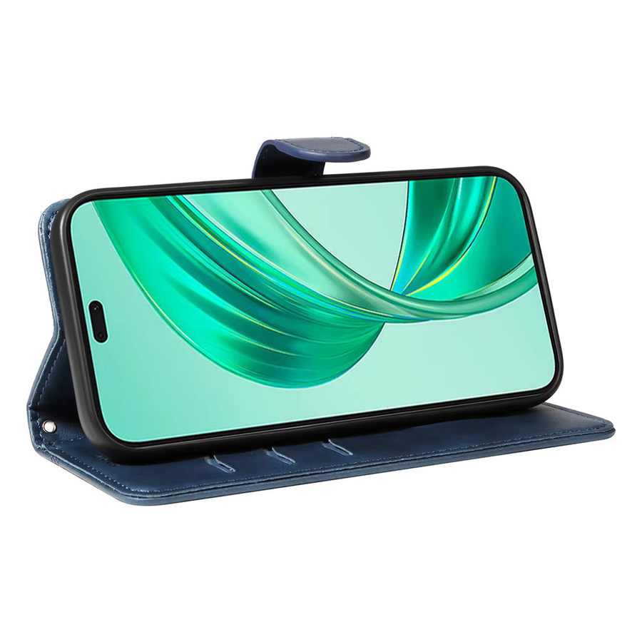 Magnetische Lederhülle für Huawei Honor X9 X9A X9B X9C X9D X8 X8A X8B X8C X7 X6 X5 Smart Wallet mit Kartensteckplätzen in Schwarz oder Blau - Bild 4