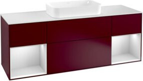 Villeroy & Boch Waschtischunterschrank Finion mit Abdeckplatte in Weiß Matt, B/T: 160 x 50,1 cm - Bild 1