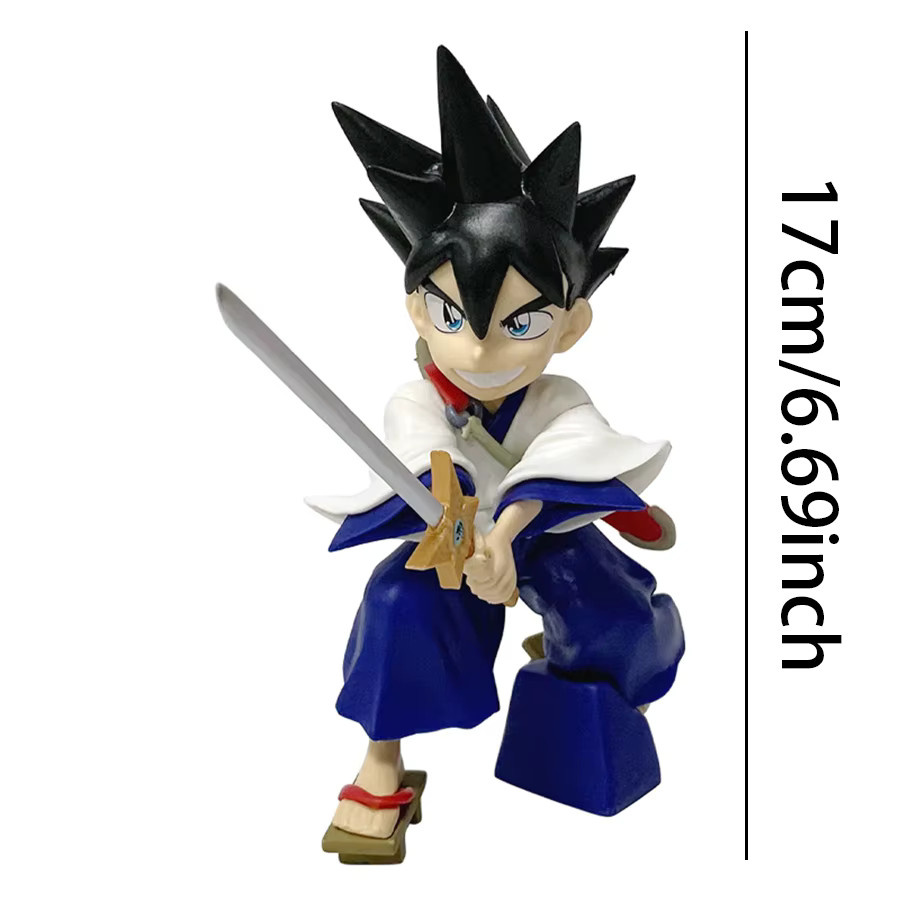 Bandai Kenyuu Densetsu Yaiba Action Figure, Krieger Figur, 17 cm - Bild 3