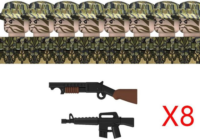 Yiran toy MOC WK2 Der Vietnamkrieg Militärsoldaten, Bausteine - Bild 1