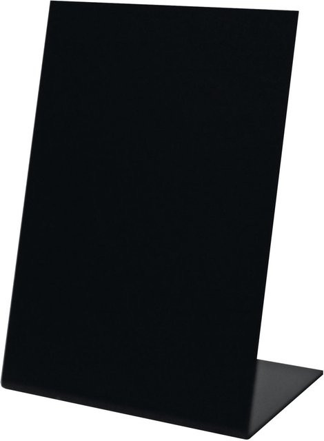 Schneider Tischaufsteller Materialmix in Schwarz, DIN A5, B: 14,8 cm, H: 21,0 cm, 5er Pack - Bild 1