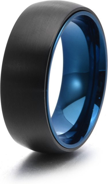 Rotierender Ring Titan, Schwarz, Herren, 8 mm - Bild 1