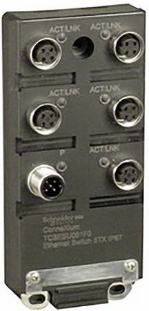 Schneider Electric TCSESU051F0 Netzwerk Switch Ethernet/LAN 100 Mbit Schwarz - Bild 1