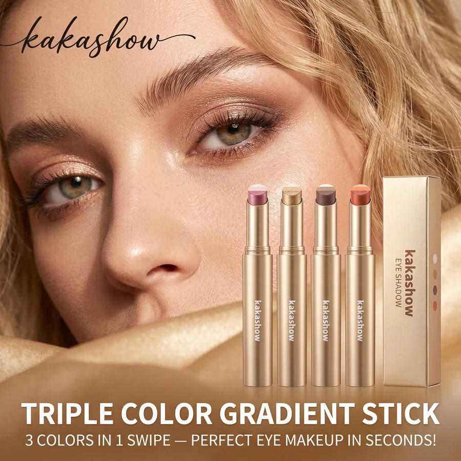 Kakashow Lidschattenstift, 3-Farben, schimmernd - Bild 2