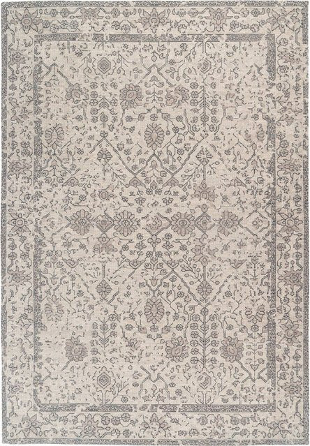 Kayoom Flachflorteppich Perry 125 in Creme mit verwaschenem Farbendesign und digitalem Druck, B/L: 160 x 230 cm - Bild 1