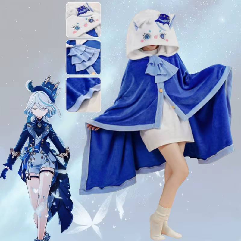 Bandai Genshin Impact Furina Badetuch-Umhang mit Kapuze - Bild 2