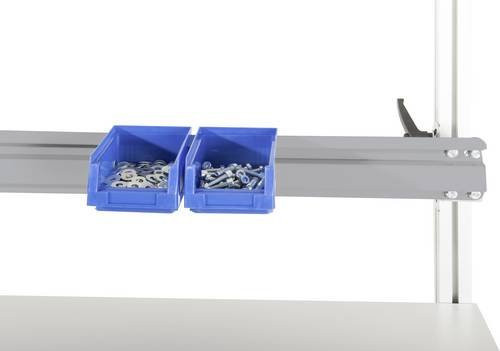Manuflex ZB8251.9006 Boxenträgerschiene für CANTOLAB und ALU in Alusilber, B/T/H: 99,6 x 0,2 x 10 cm - Bild 1
