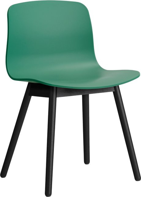 HAY About A Chair AAC 12 Designstuhl in Grün mit Eichengestell aus Polypropylen - Bild 1