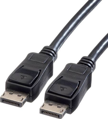 Value DisplayPort Anschlusskabel Schwarz, Länge: 1,50 m - Bild 1