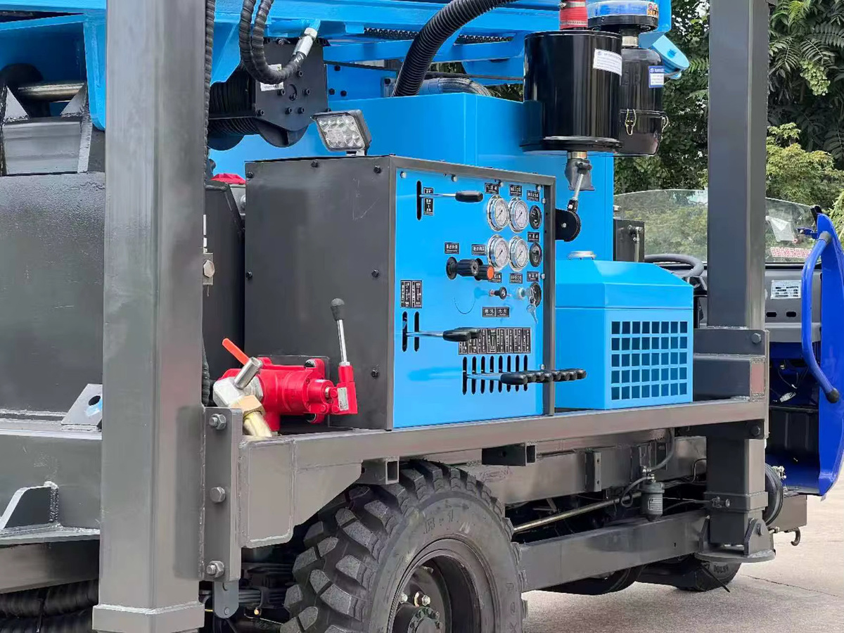 YINSITANDUN Bergbaubohrmaschine für Wasserbrunnenbohrungen mit 200 m Bohrtiefe und Dreirad-Antrieb - Bild 4