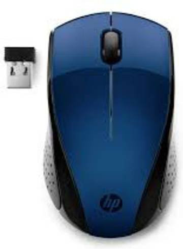 HP 220 Kabellose Maus mit 3 Tasten in Blau und USB-Empfänger - Bild 1