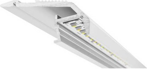 Barthelme Treppenstufenprofil LED Aluminium Weiß - Bild 1