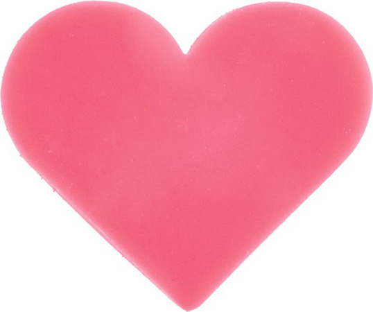 Rico Design Paper Poetry Mini-Radiergummi Herz in Neonpink