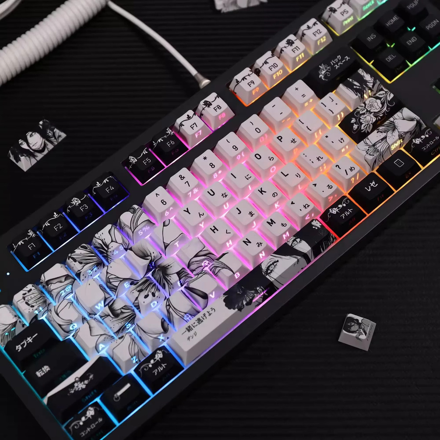 REZE Anime Tastenkappen-Set aus PBT mit Sublimationsdruck im Cherry-Profil für mechanische Tastaturen - Bild 3