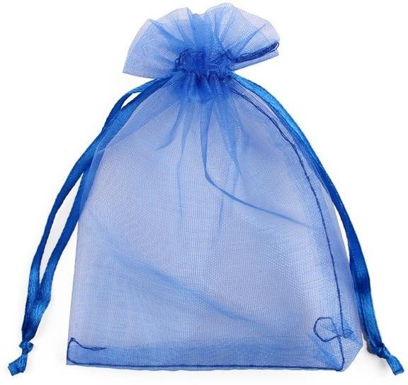 100 Stück Organzabeutel mit Kordelzug von T-fengxinzi in Dunkelblau zur Schmuckverpackung und für Geschenke - Bild 1