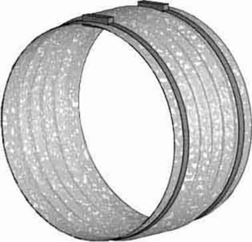 Helios Ventilatoren FM 100 Manschette Connector in Silber - Bild 1