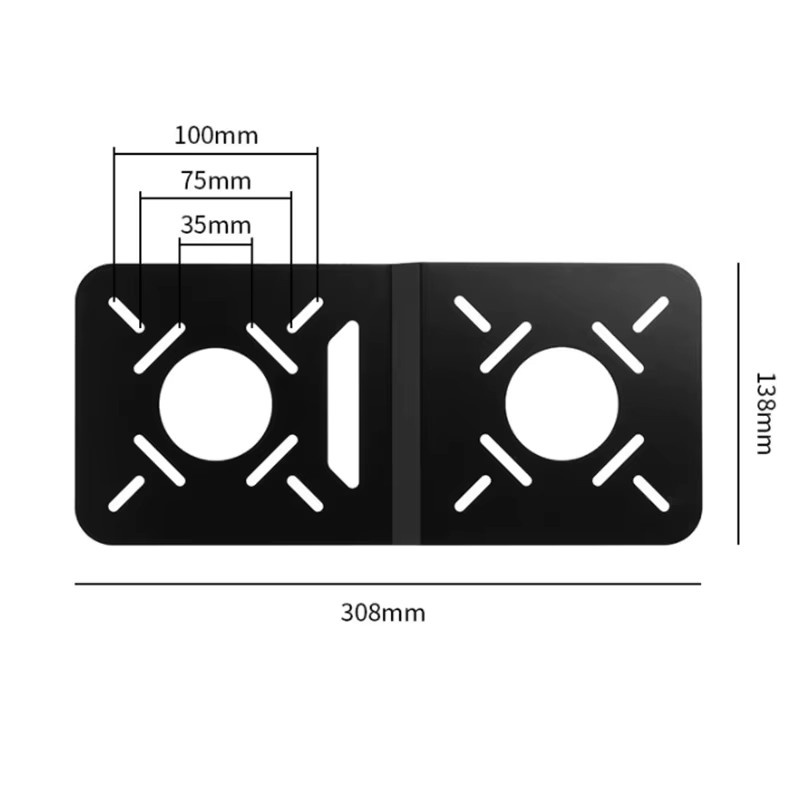 VESA Halterung für Mini PC und Monitor in Schwarz zur Montage an Bildschirmen oder Tablets - Bild 5