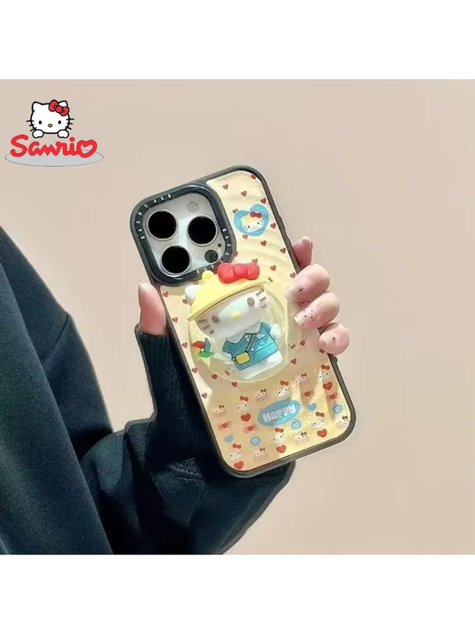 Sanrio MagSafe Magnetischer Phone GripTok Ständer mit 3D Hello Kitty Design für iPhone in Multicolour - Bild 4
