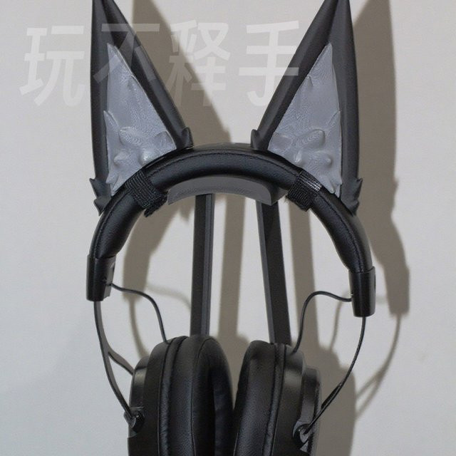 Gu Zi On-Ear Kopfhörer für E-Sport und Anime-Cosplay in Schwarz - Bild 1