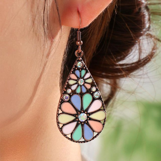 Lucky Star Jewelry Hängeohrringe, Bunt, Bronze, Damen - Bild 1