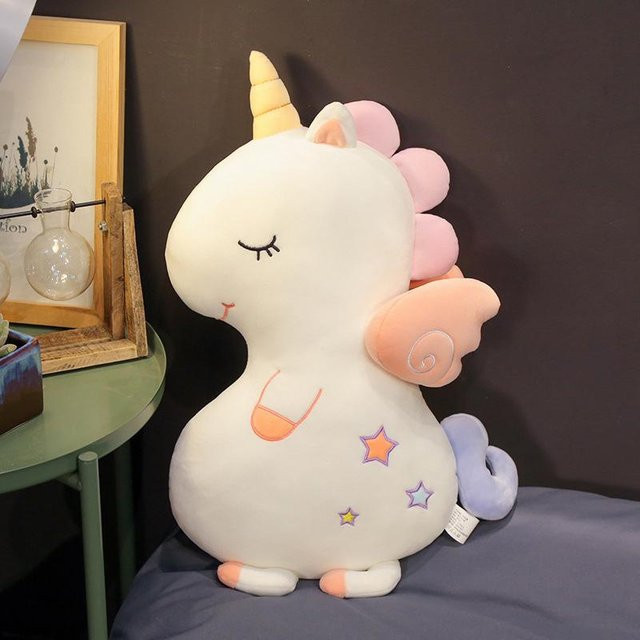 Yiran Health & Beauty Einhorn Regenbogenpferd, Plüschtier, 50cm - Bild 1
