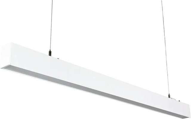 LUXULA LED Büroleuchte 9er-Set, moderne Pendelleuchte als Tresenleuchte in Weiß, 30W, 3600lm, CCT Up-Down Light, UGR19 - Bild 1
