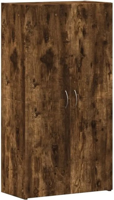 vidaXL Aktenschrank in Räuchereiche mit Schwenktüren für Home-Office und Wohnzimmer, B/T/H: 60 x 32 x 115 cm - Bild 1