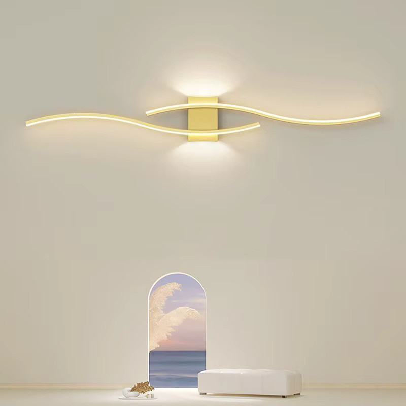 Moderne LED Wandlampe DARHYN in Weiß mit warmweißem Licht für Wohnzimmer und Schlafzimmer - Bild 2