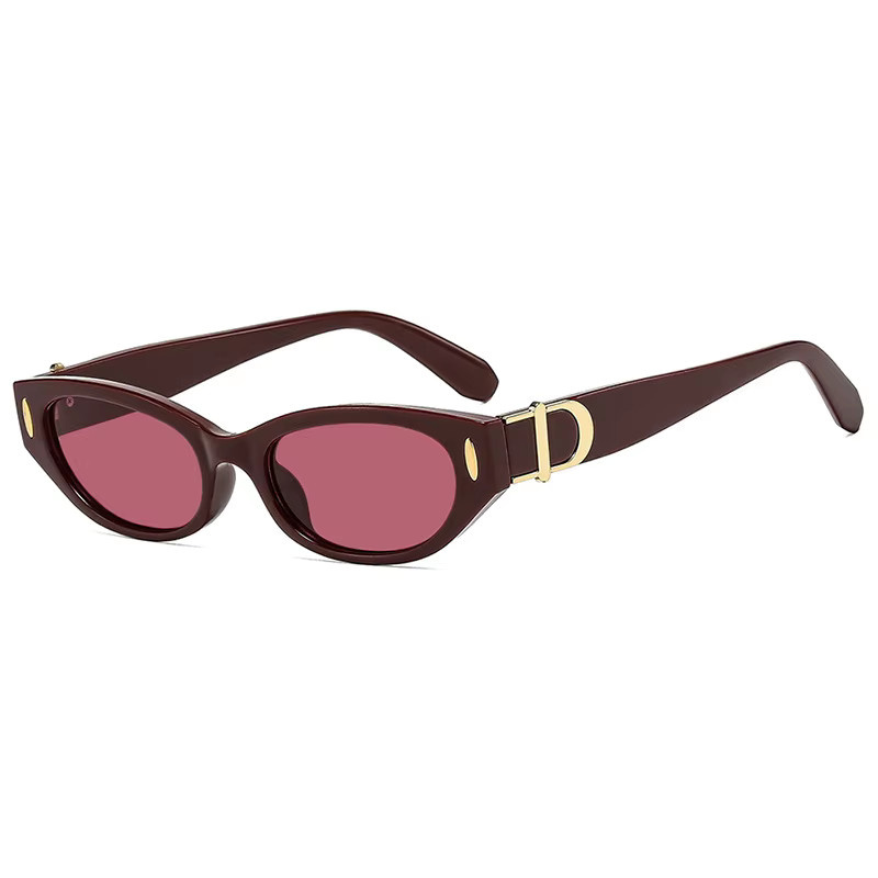 ShangeWFJia Sonnenbrille Cat Eye, Vollrand, Kunststoff, Damen - Bild 2